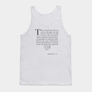 Ulysses - Molly signs off Tank Top